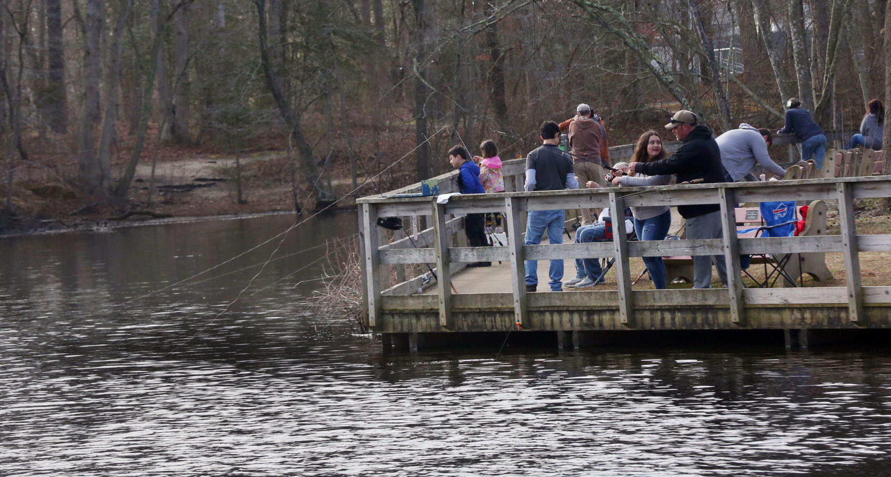 Trout fishing at Birch Grove
